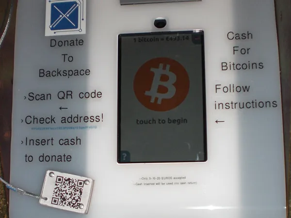 Bild des Bitcoin Geldautomaten