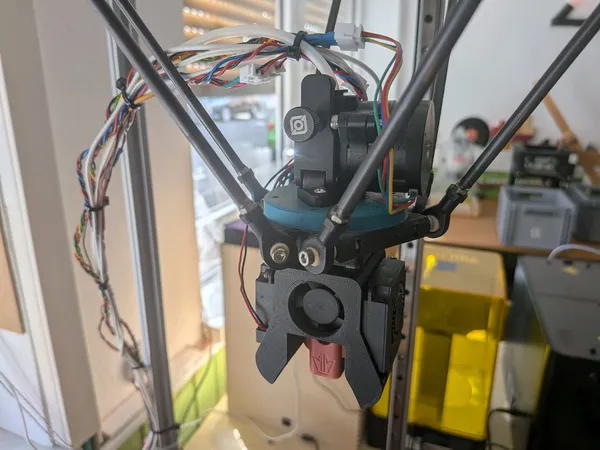 Der Druckkopf unseres Delta 3D Druckers