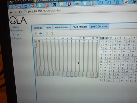 OLA Webinterface