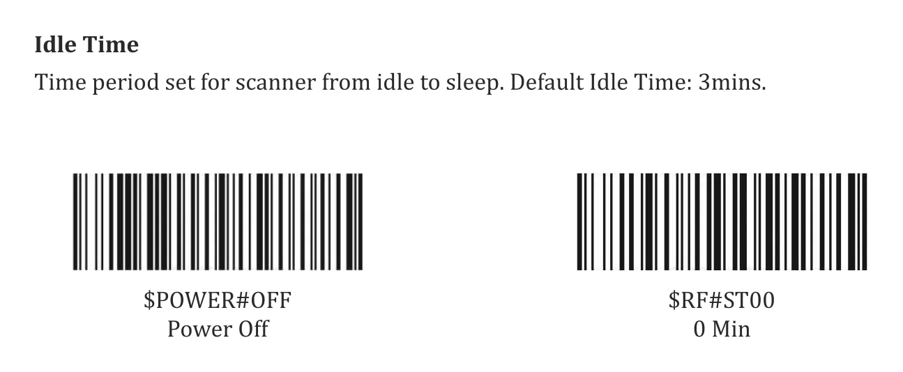 Idle Zeit konfigurieren