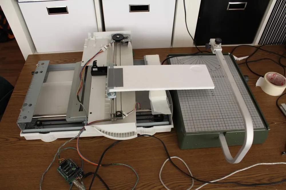 Bild des Styroplotter